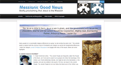 Desktop Screenshot of messianicgoodnews.org